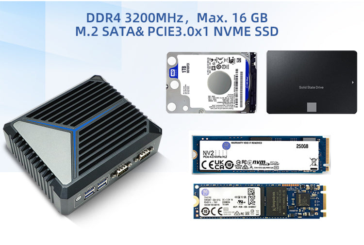 IWILL N1321 Endüstriyel Mini PC
