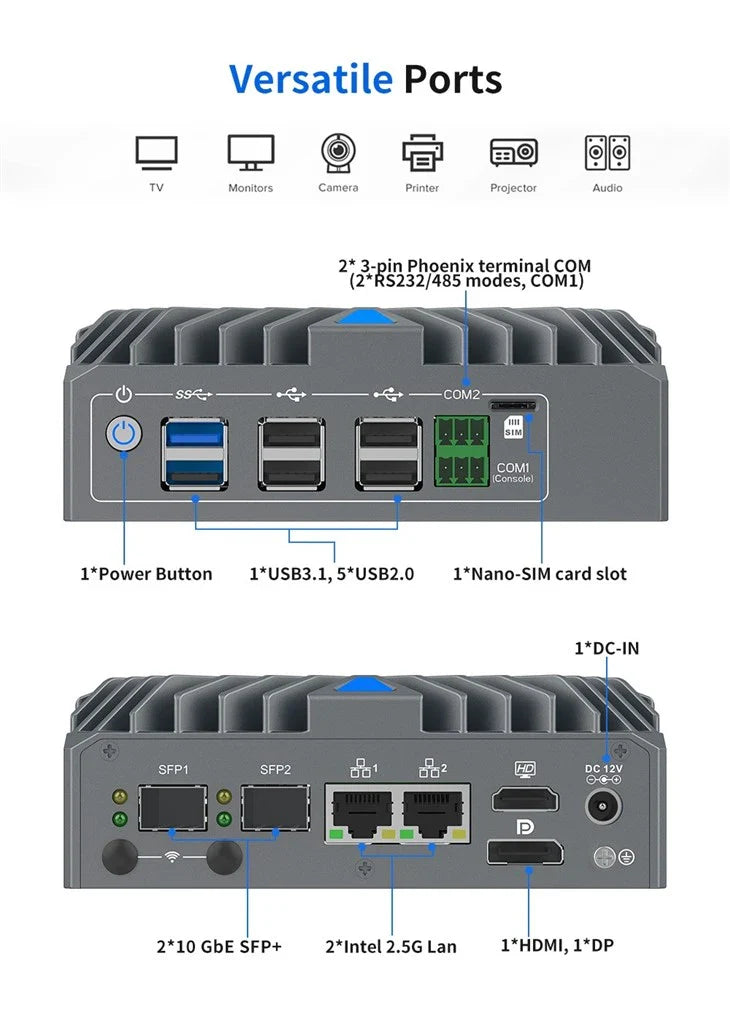 IWILL N1342 Endüstriyel Mini PC