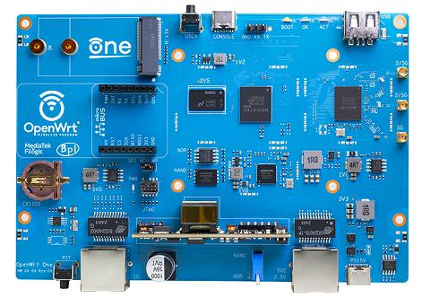 OpenWrt One Router Kartı (PoE Modüllü)