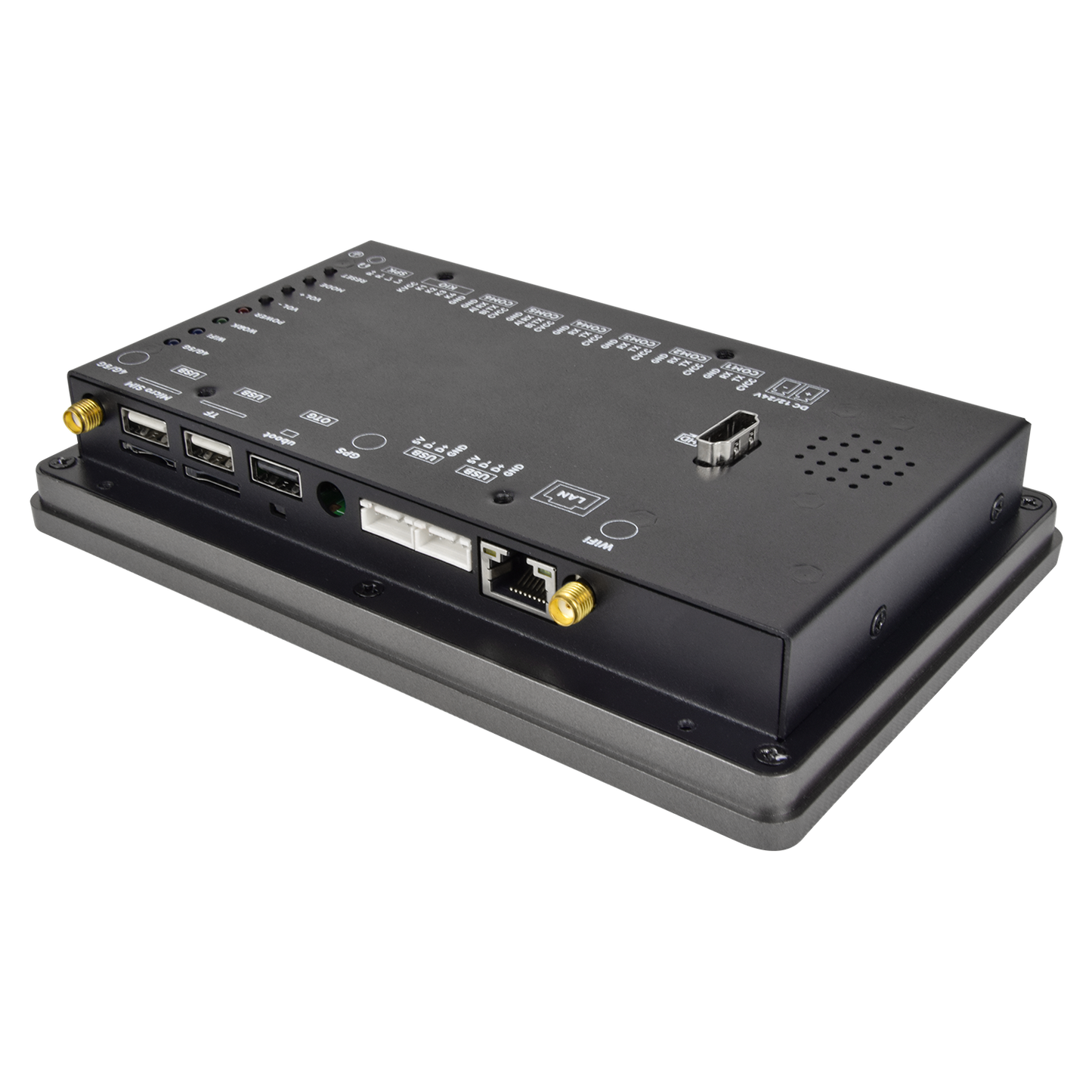 7 İnç A133P Android Endüstriyel HMI Panel PC – IPS Panel, 2x Dahili Hoparlör, ABS Gövde