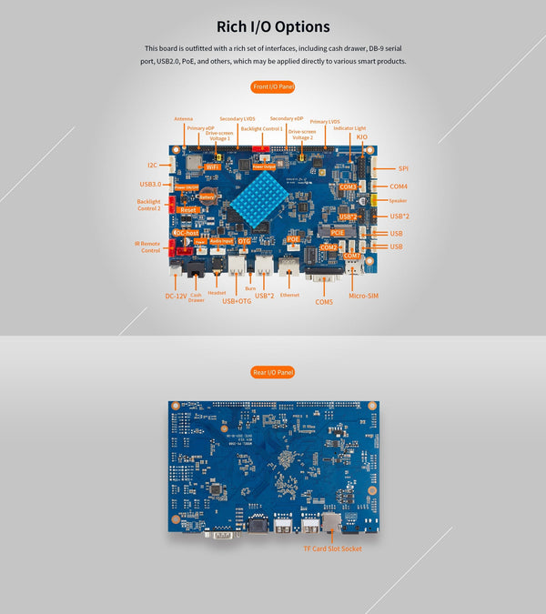 PX-3568 Dual-screen AI-enabled POS Scale Board