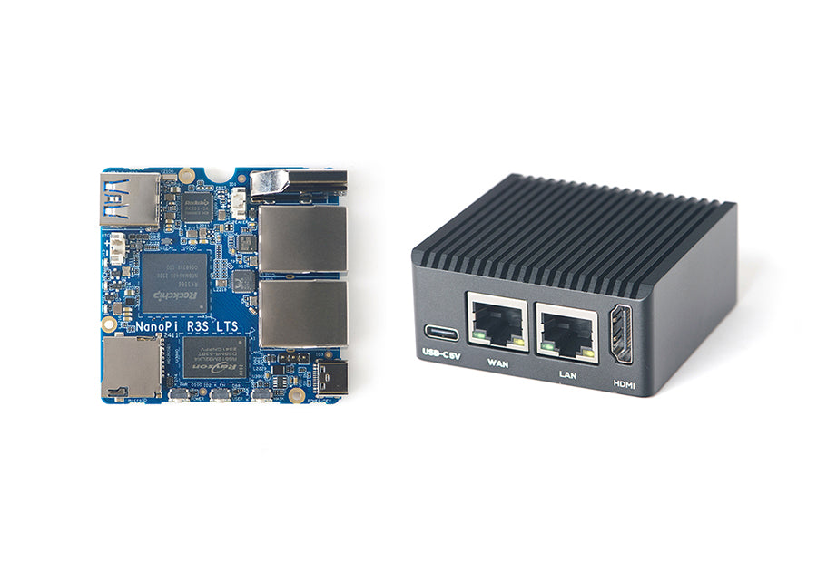 FriendlyElec NanoPi R3S-LTS Router SBC – RK3566 Dual Gigabit OpenWrt Board