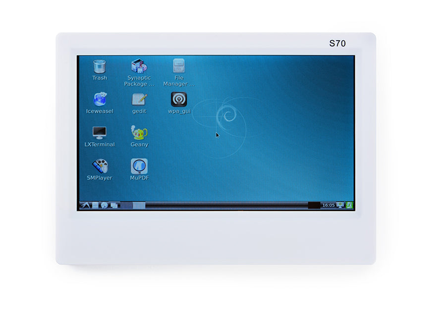 FriendlyElec S70B 7" TFT LCD Display – 800×480 Resistive Touch Industrial HMI Screen
