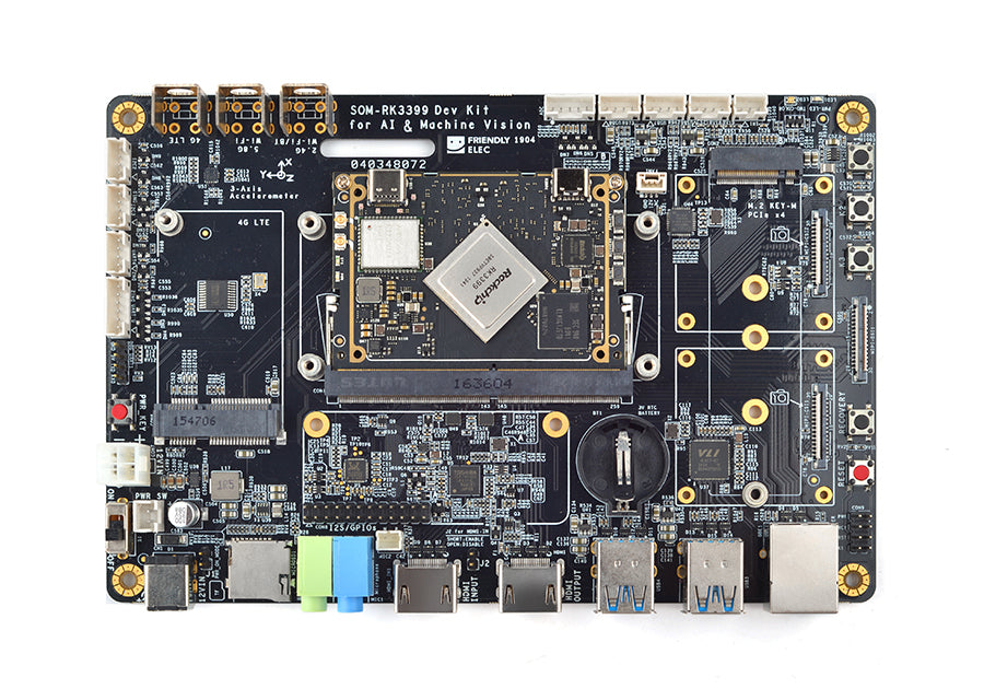 FriendlyElec SOM-RK3399V2 Dev Kit – RK3399 Hexa-Core ARM AI Development Platform