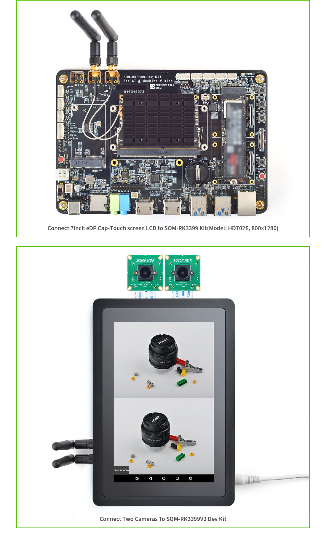 FriendlyElec SOM-RK3399V2 Dev Kit – RK3399 Hexa-Core ARM AI Development Platform