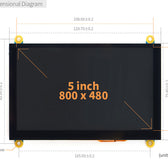 FriendlyElec W500 5" TFT LCD Display – 800×480 Capacitive Touch RGB Screen