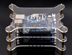Banana Pi BPI-M1/BPI-M1+/ BPI-M2/ BPI-M3 için ZP0023 2 Katmanlı Akrilik Kasa