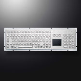 D-8605T IP65 106 tuşlu paslanmaz çelik touchpad metal nümerik tuş takımı