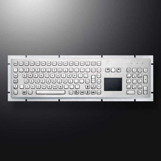 D-8605T IP65 106 tuşlu paslanmaz çelik touchpad metal nümerik tuş takımı