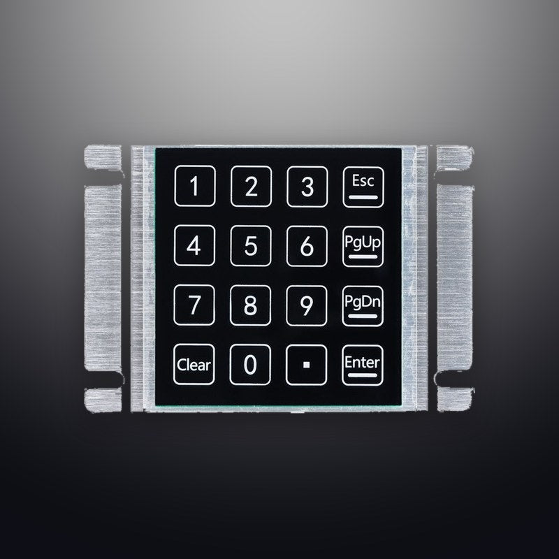 D-2201 IP66 16 tuşlu metal nümerik tuş takımı