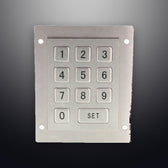 D-8247 IP65 11 tuşlu metal nümerik tuş takımı