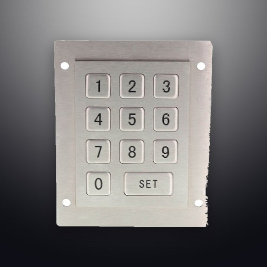 D-8247 IP65 11 tuşlu metal nümerik tuş takımı