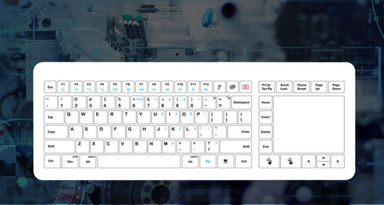 touchpad medikal kapasitif cam klavye