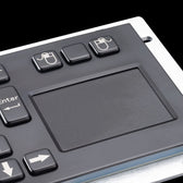 D-8635T-B IP65 3 tuşlu paslanmaz çelik touchpad'li metal klavye