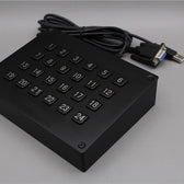 D-8236 IP65 24 tuşlu metal nümerik tuş takımı