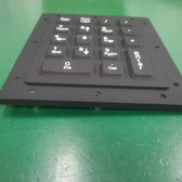 D-6102 IP66 18 tuşlu silikon metal nümerik tuş takımı