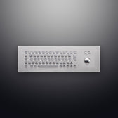 D-8620 IP65 2 tuşlu paslanmaz çelik trackball'lu metal klavye