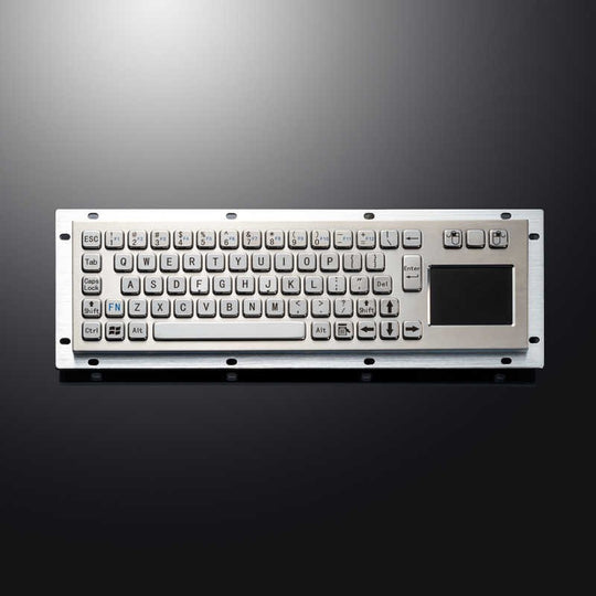 D-8635T IP65 3 tuşlu paslanmaz çelik touchpad'li metal klavye