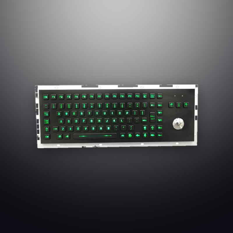 D-8606B-LED IP65 89 tuşlu endüstriyel metal klavye