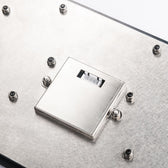 D-8829-59Keys IP54 59 tuşlu aydınlatmalı paslanmaz çelik endüstriyel metal klavye