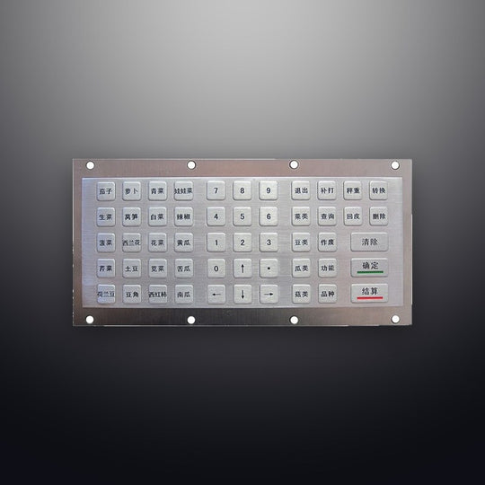 D-8604 IP54 52 tuşlu metal nümerik tuş takımı