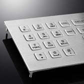 D-8932 Backlight IP65 22 tuşlu aydınlatmalı metal nümerik tuş takımı