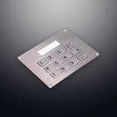 D-8221D IP65 12 tuşlu metal nümerik tuş takımı