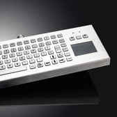 D-8611 DESK IP65 89 tuşlu paslanmaz çelik touchpad'li metal klavye