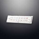D-89172 IP54 16 tuşlu kablosuz metal nümerik tuş takımı