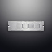 D-8506 IP65 4 tuşlu metal fonksiyon tuş takımı