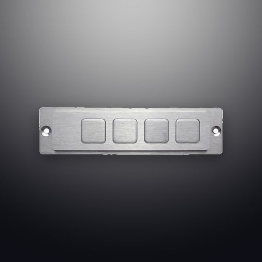 D-8506 IP65 4 tuşlu metal fonksiyon tuş takımı