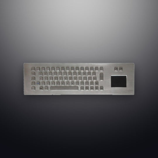 D-8615T IP65 2 tuşlu paslanmaz çelik touchpad'li metal klavye