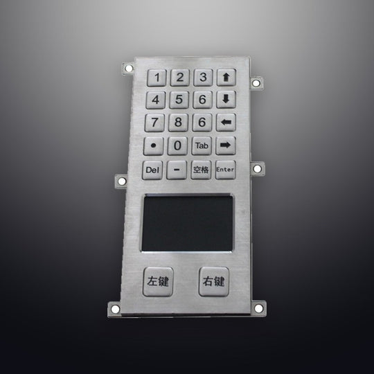 D-8412 IP65 2 tuşlu endüstriyel metal touchpad