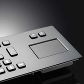 D-8608B IP65 2 tuşlu paslanmaz çelik touchpad'li metal klavye