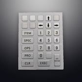 D-8911 IP65 28 tuşlu metal nümerik tuş takımı