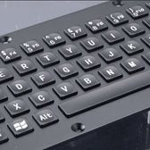 D-8675 67 tuşlu endüstriyel metal klavye