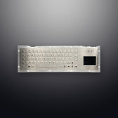D-8607F IP65 67 tuşlu paslanmaz çelik endüstriyel metal klavye