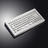 D-8609-1 DESK IP65 84 tuşlu paslanmaz çelik endüstriyel metal klavye