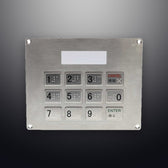 D-8221D IP65 12 tuşlu metal nümerik tuş takımı