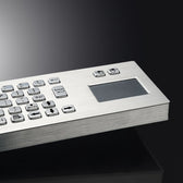 D-8608 Desk IP65 67 tuşlu paslanmaz çelik touchpad'li metal klavye