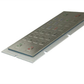 D-8237 IP65 28 tuşlu paslanmaz çelik metal nümerik tuş takımı