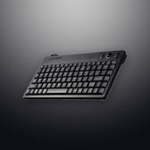 trackball'lu metal klavye