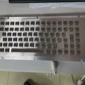 D-8605-BG IP65 103 tuşlu aydınlatmalı trackball'lu metal klavye