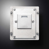 D-8208J-backlight IP65 12 tuşlu aydınlatmalı paslanmaz çelik metal nümerik tuş takımı