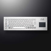 D-8608 IP65 2 tuşlu paslanmaz çelik touchpad'li metal klavye