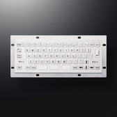 D-8680 IP65 66 tuşlu paslanmaz çelik endüstriyel metal klavye