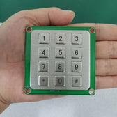 D-8832 IP54 12 tuşlu metal nümerik tuş takımı