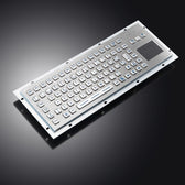 D-8606T Backlight IP65 89 tuşlu aydınlatmalı touchpad'li metal klavye