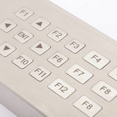 D-8206 DESK IP65 18 tuşlu vandal dayanımlı paslanmaz çelik metal nümerik tuş takımı