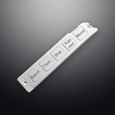 D-8518 IP54 5 tuşlu metal fonksiyon tuş takımı